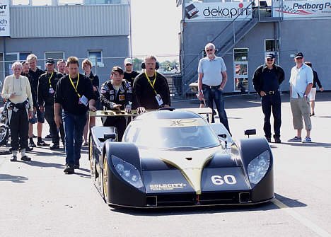 Glimt fra 2. afdeling af Sportscar Endurance Championship 2008.
(Foto: Aquila Racing Cars / Alex Frederichsen)
